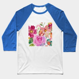 Festive Flower Garden A Baseball T-Shirt